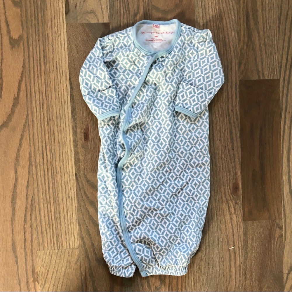 Magnificent Baby Blue Newborn Gown